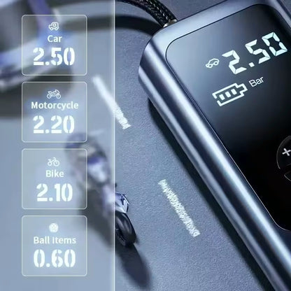 Inflador portátil 12000mAh – Potencia y rapidez en cualquier emergencia